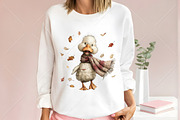 Whimsical Autumn Goose Clipart, a Seasonal Illustration by Canvas Craft (Thumbnail 6 of 10)