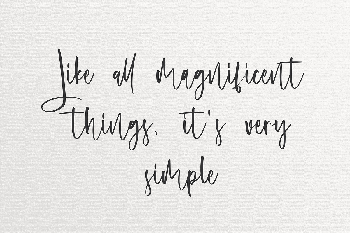 Heirloom - Signature Font, a Handwritten Font by Arendxstudio (Photo 3 of 7)