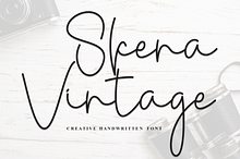 Skena Vintage | Script Font
