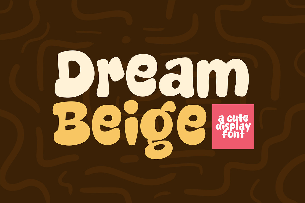 Dream Beige, a Sans Serif Font by khurasan (Photo 1 of 4)