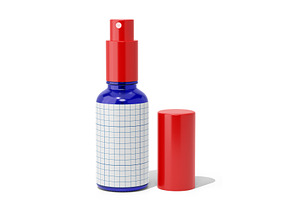 Cosmetic Spray Bottle Mockup Vo.1