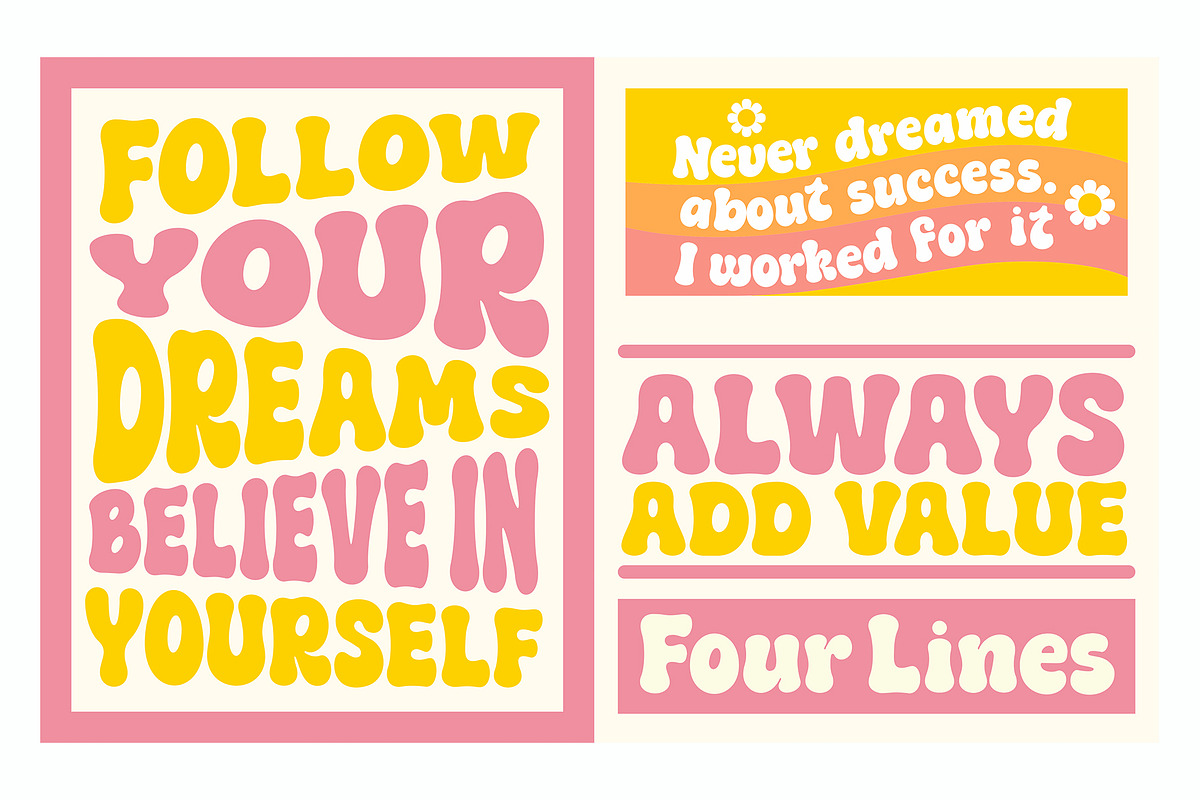 50% Mint Dayz Retro Rounded Display, a Sans Serif Font by Four Lines Std. (Photo 2 of 11)