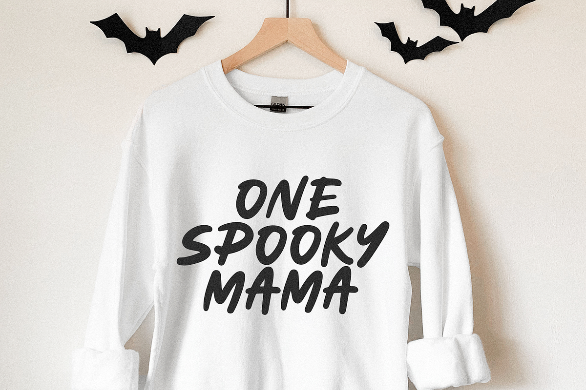 Scary House | Spooky Halloween Font, a Font by KA Designs (Photo 9 of 9)