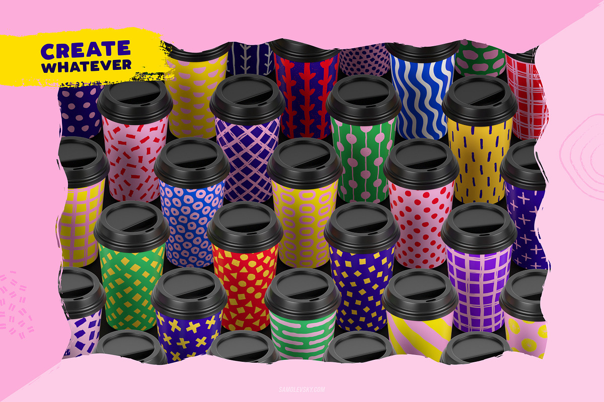 Hand-Drawn Patterns, Shapes, Brushes, a Pattern Graphic by Samolevsky (Photo 7 of 23)