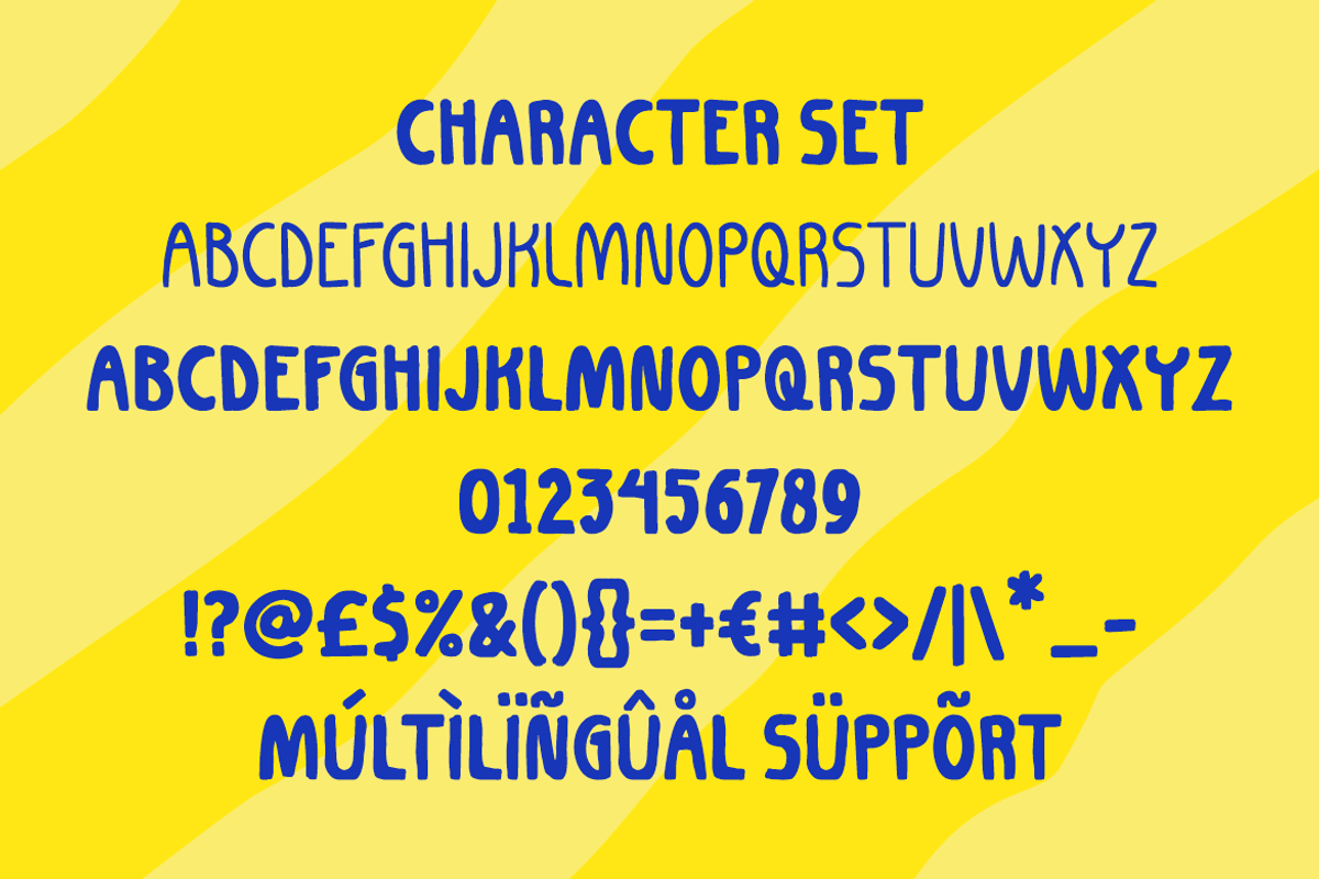 Mellowish Playful Handdrawn Font, a Font by PutraCetol Studio (Photo 5 of 5)