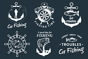 Fishing labels, a Background Graphic by Tomass2015 (Thumbnail 4 of 8)