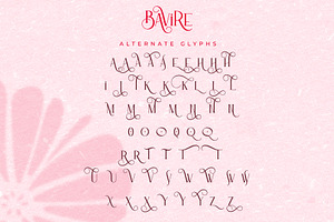 Bavire - All Caps Display Serif