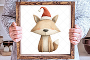 Christmas Woodland Portraits Clipart, an Illustration by SinaCreation (Thumbnail 5 of 7)