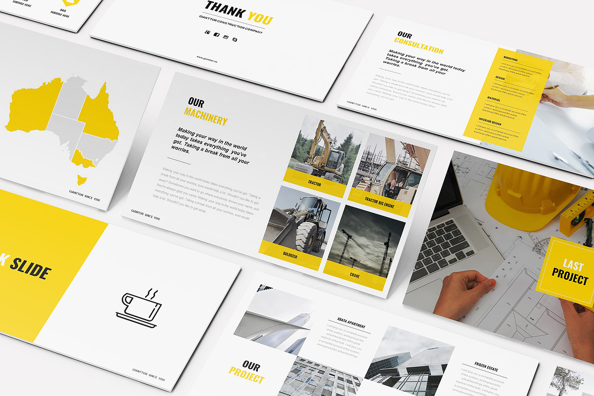 Construction Keynote Template, a Presentation Template by Incools Stokie (Photo 8 of 10)