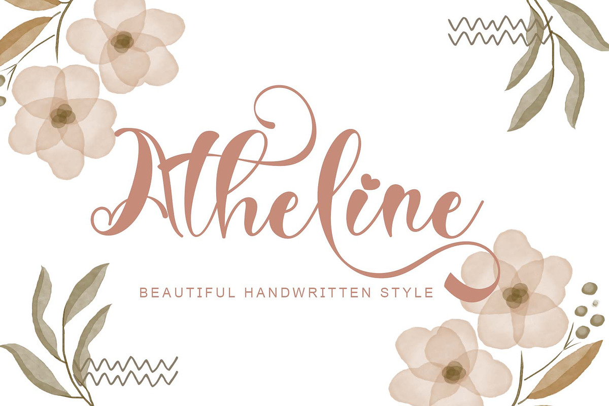 Beautiful Sweet Bundle, a Handwritten Font by Yoga Letter (Photo 2 of 19)