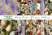 Pastel Easter Watercolor Seamless, a Pattern Graphic by CreationArt (Thumbnail 1 of 7)