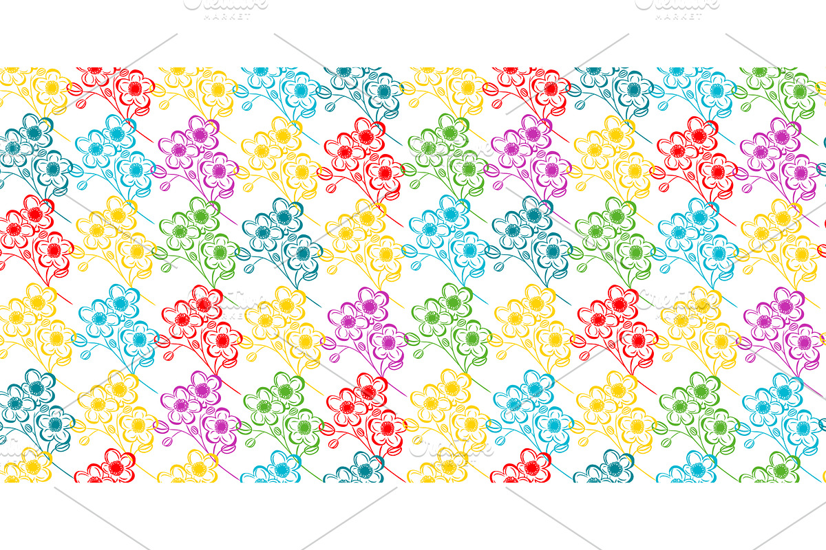 Seamless background simple colored, a Texture Illustration by Nenahliadava Design