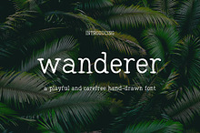 Wanderer – A Playful Serif Font