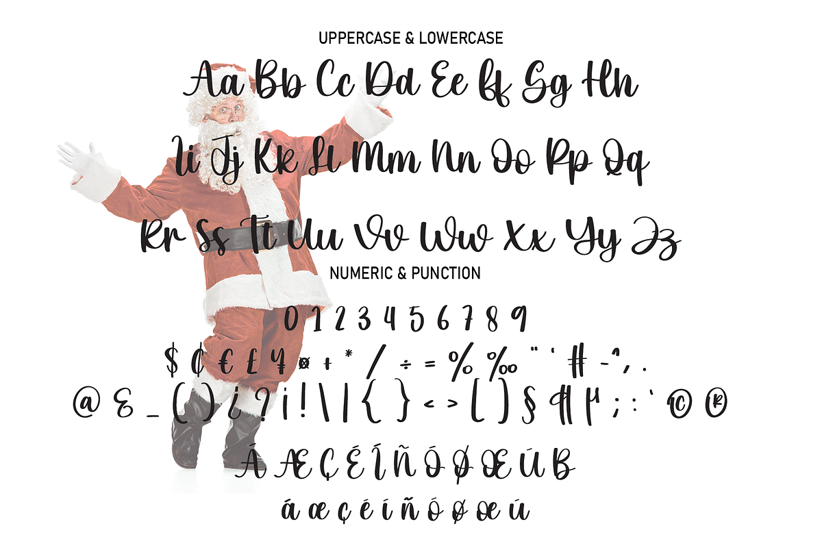 The Santa | Script Font, a Script Font by Scratchones (Photo 2 of 8)