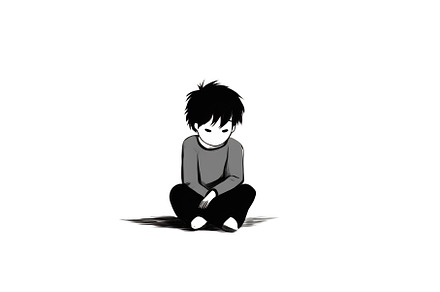 Illustration of a lonely lost person, a Person Photo by Beautiful things