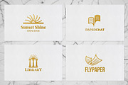 Books & Magazine Logos Pack, a Branding & Logo Template by MockUpgrade (Thumbnail 7 of 8)