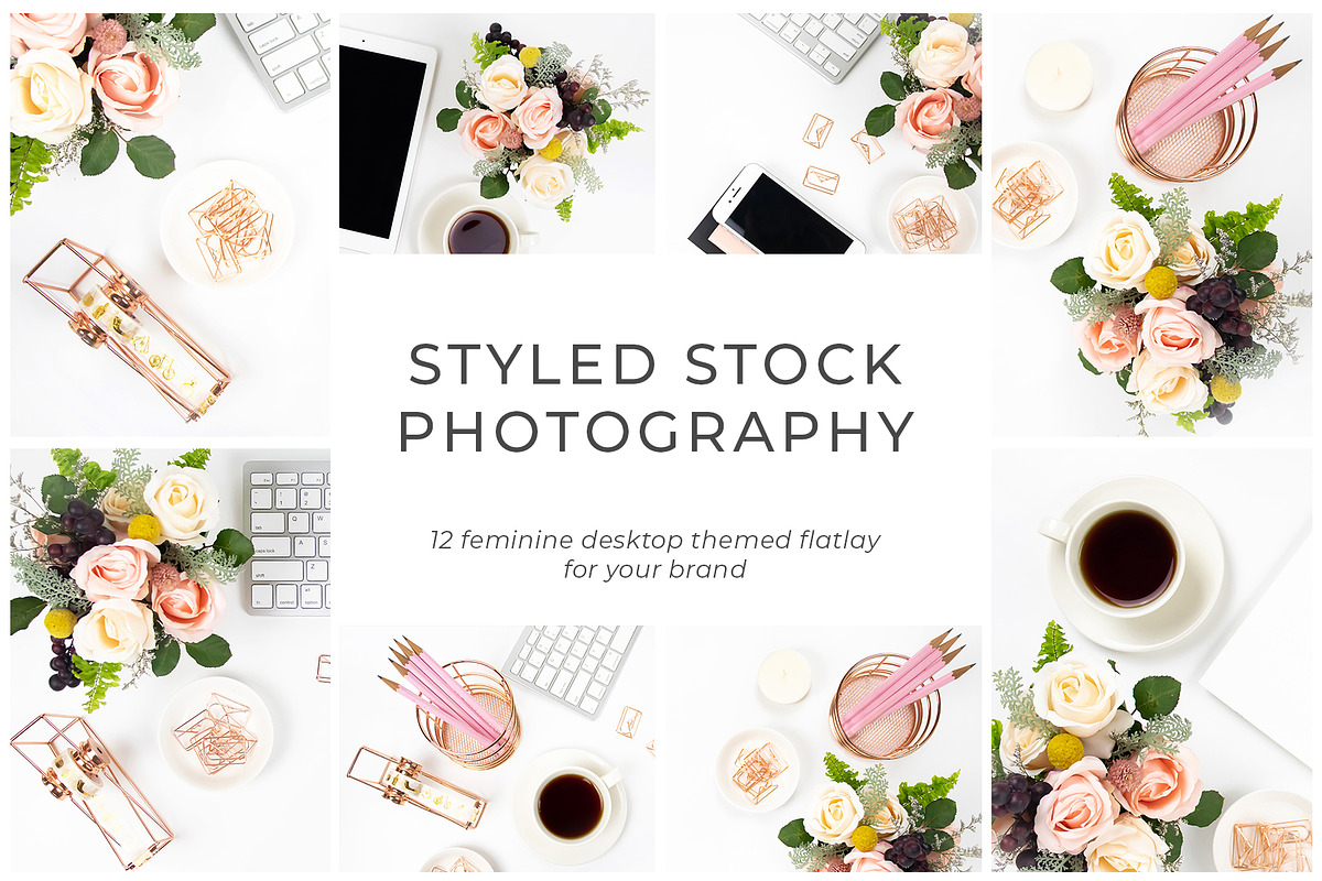 Feminine Desktop Styled Stock, a Business Photo by Citrus and Cinnamon (Photo 1 of 3)