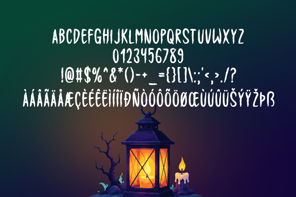 Dread Ghost Typeface, a Handwritten Font by Seemly Fonts (Photo 5 of 5)