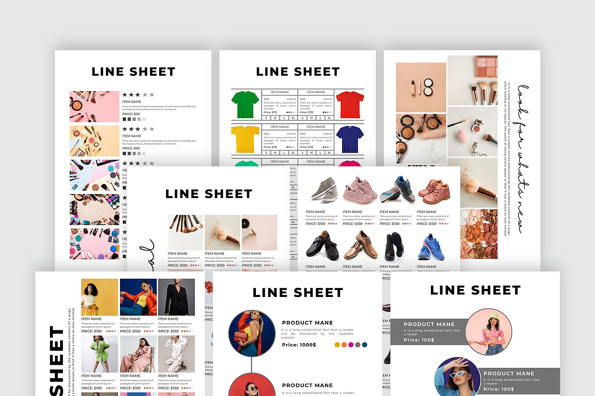 Wholesale Catalog/Line Sheet Canva, a Stationery Template by Graphic Fabrica (Photo 9 of 9)