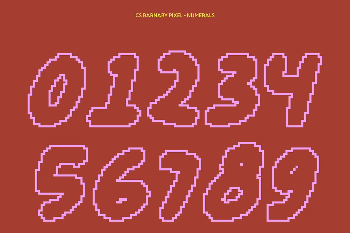 CS Barnaby Pixel, a Handwritten Font by Craft Supply Co. (Photo 5 of 8)