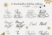 Natural Christmas. Watercolor & Gold, a Decorative Illustration by NataliVA (Thumbnail 3 of 8)