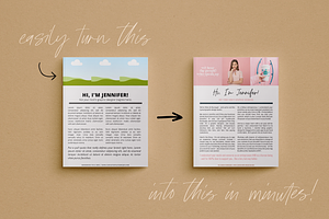 Canva Workbook Template Bundle