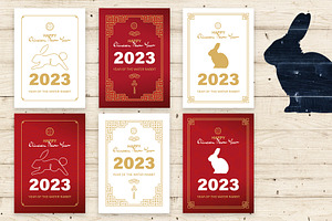 Lunar Chinese New Year 2023 Postcard