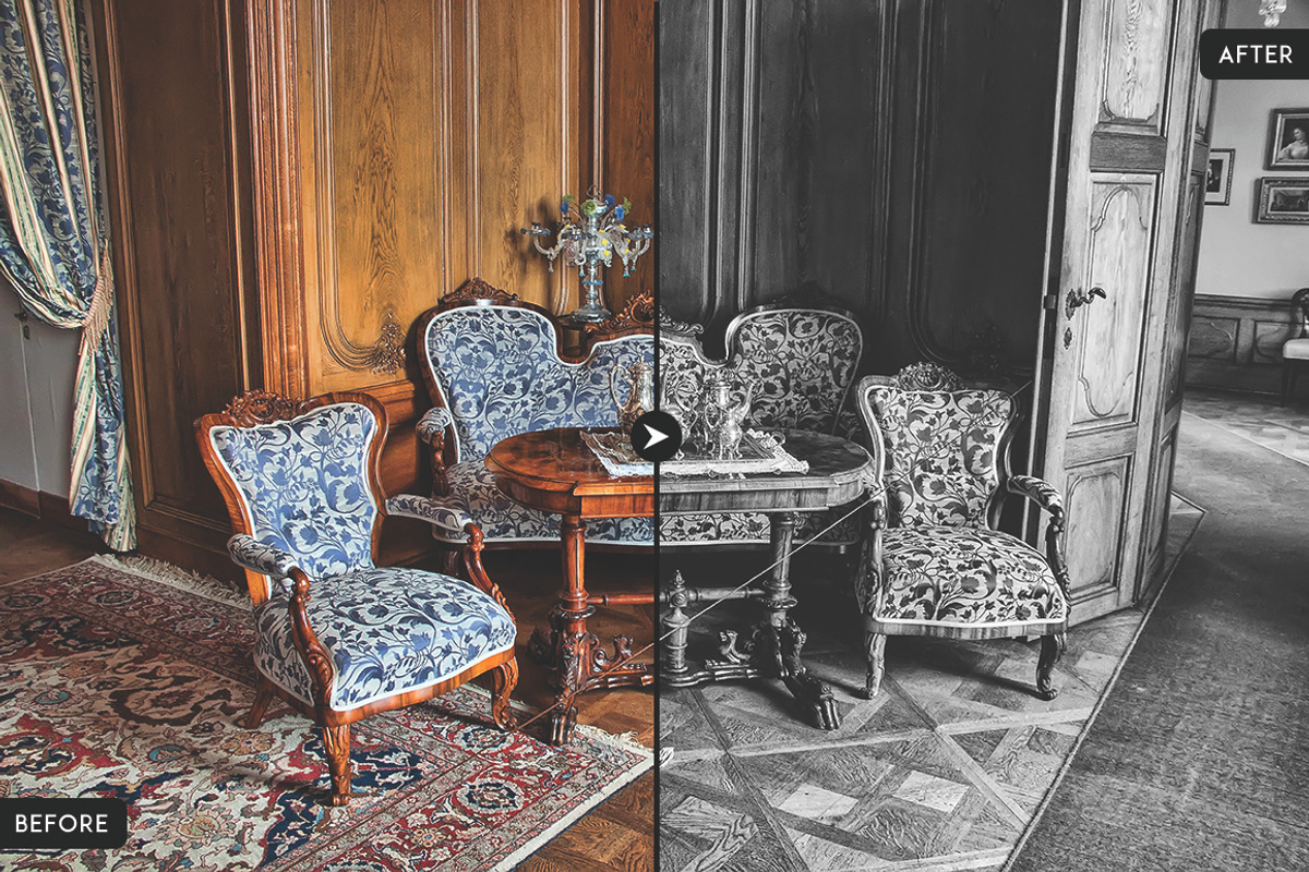 20 Interior Design Lightroom Presets, an Action Add-On by Creativetacos