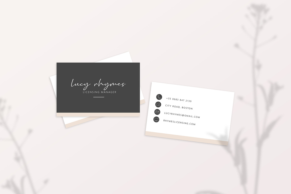 x7 Business Card Mock-ups, a Print Template by Alice_Evans (Photo 6 of 7)