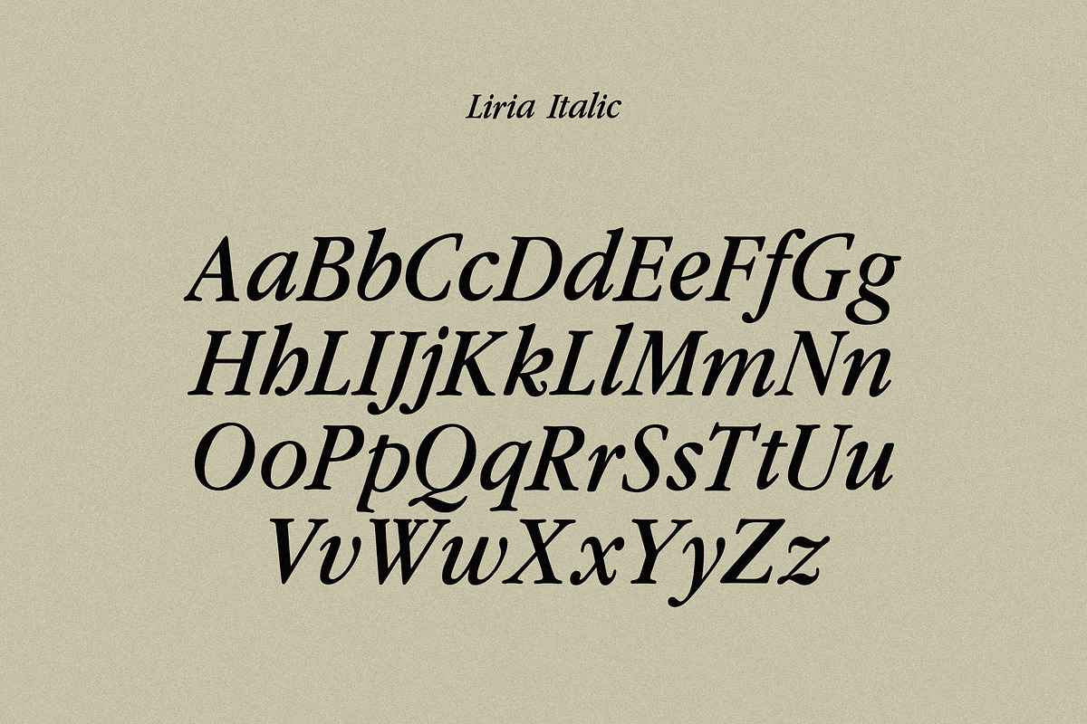Liria Serif Typeface, a Serif Font by Nomad Visuals (Photo 5 of 12)