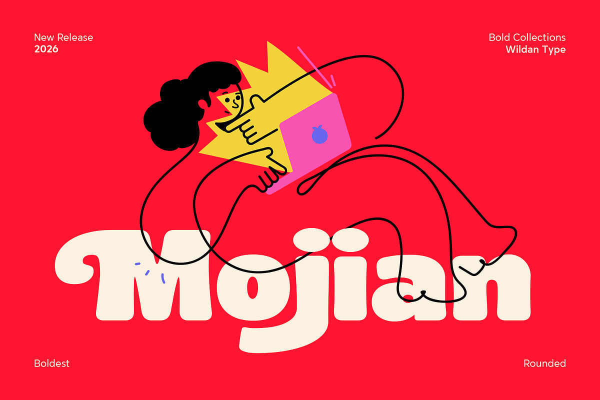 Mojian, a Sans Serif Font by Wildan Type (Photo 1 of 9)