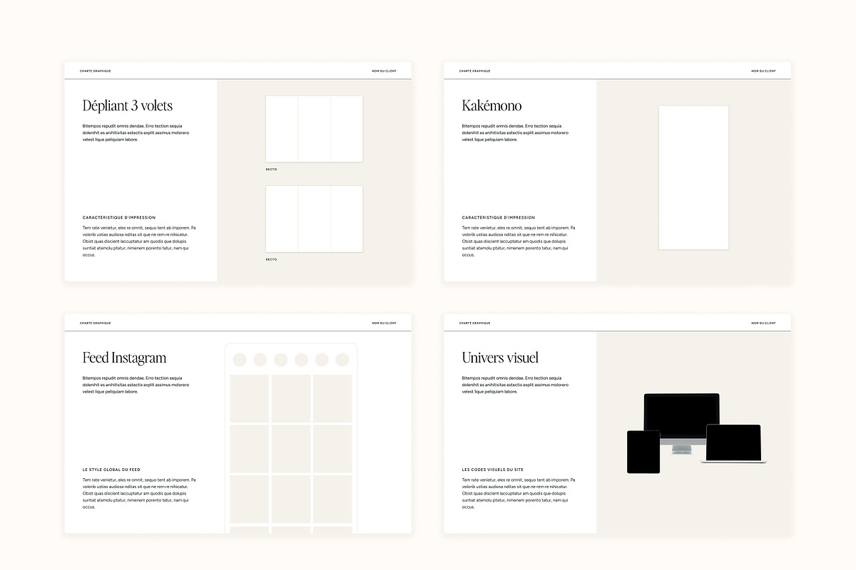 Template Charte graphique, a Presentation Template by MargauxQuercy (Photo 6 of 9)