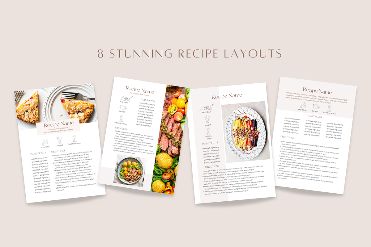 Cookbook Template CANVA, a Templates & Theme by Marianne Design Co (Photo 6 of 8)