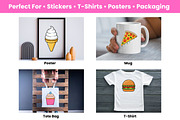 Food & Dessert Clipart Bundle, a Food Illustration by Awieee1 (Thumbnail 5 of 5)