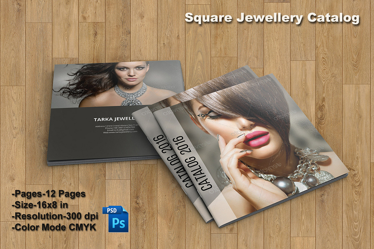 Jewellery / Product Catalog-V345, a Brochure Template by Template Shop (Photo 1 of 7)