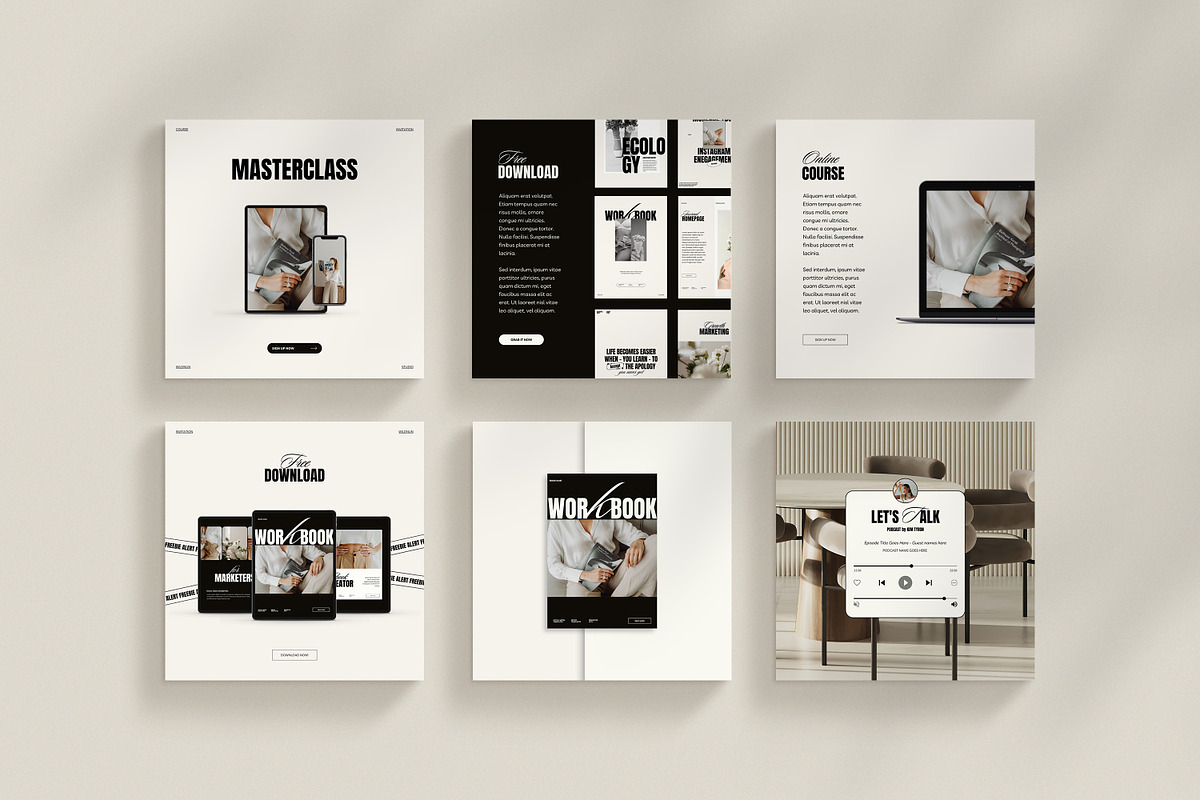 NOLE / Social Media Kit (III), a Social Media Template by Wildnun Studio (Photo 14 of 23)
