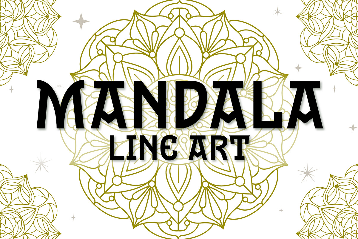 30 mandala line art, a Decorative Illustration by Pikgura (Photo 1 of 4)