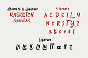 RASKETCH, a Handwritten Font by BBtypeStudios (Thumbnail 12 of 16)