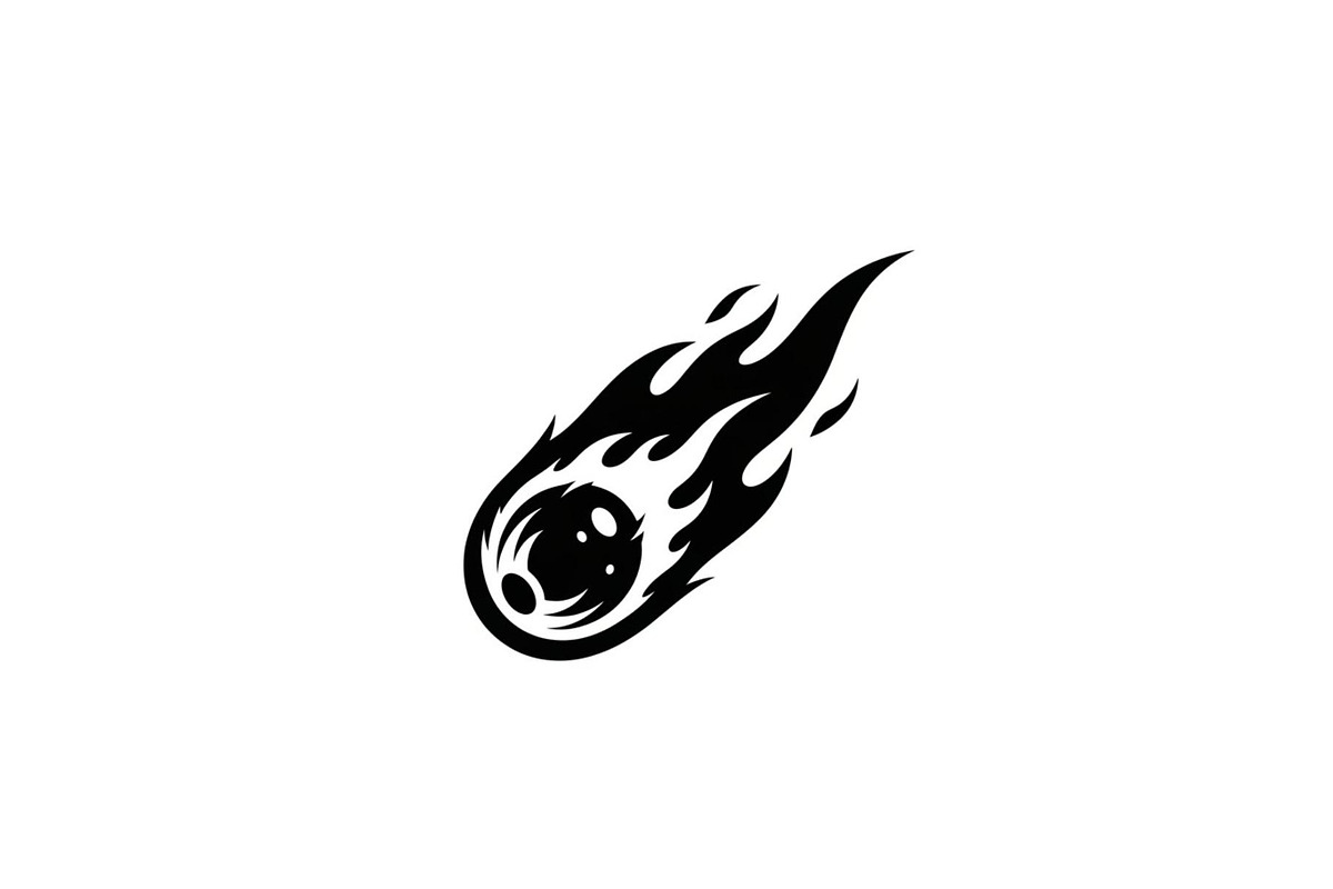 Fire Meteor Comet Silhouette Bundle, an Illustration by Designs_River (Photo 44 of 51)