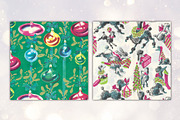 12 Vintage Christmas Scenes, a Background Graphic by Patterns for Dessert (Thumbnail 2 of 7)