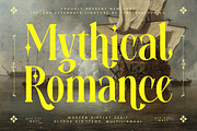 Mythical Romance Modern Display, a Serif Font by timelesstype.co (Thumbnail 1 of 20)