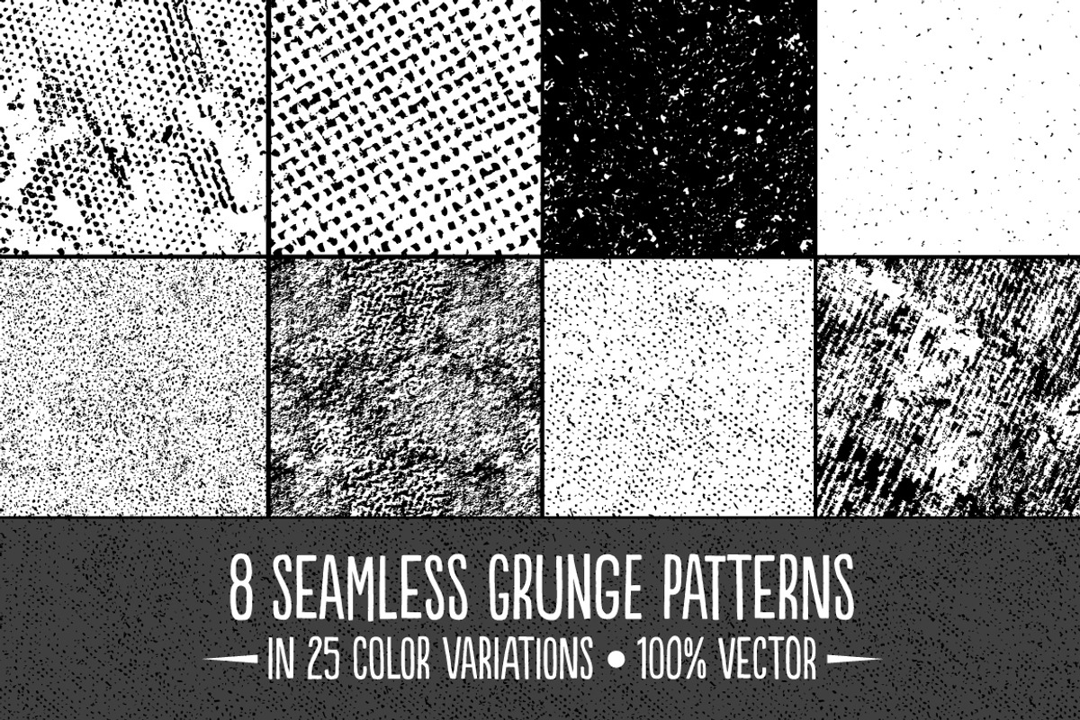 Grit and Grunge Repeat Patterns preview 4