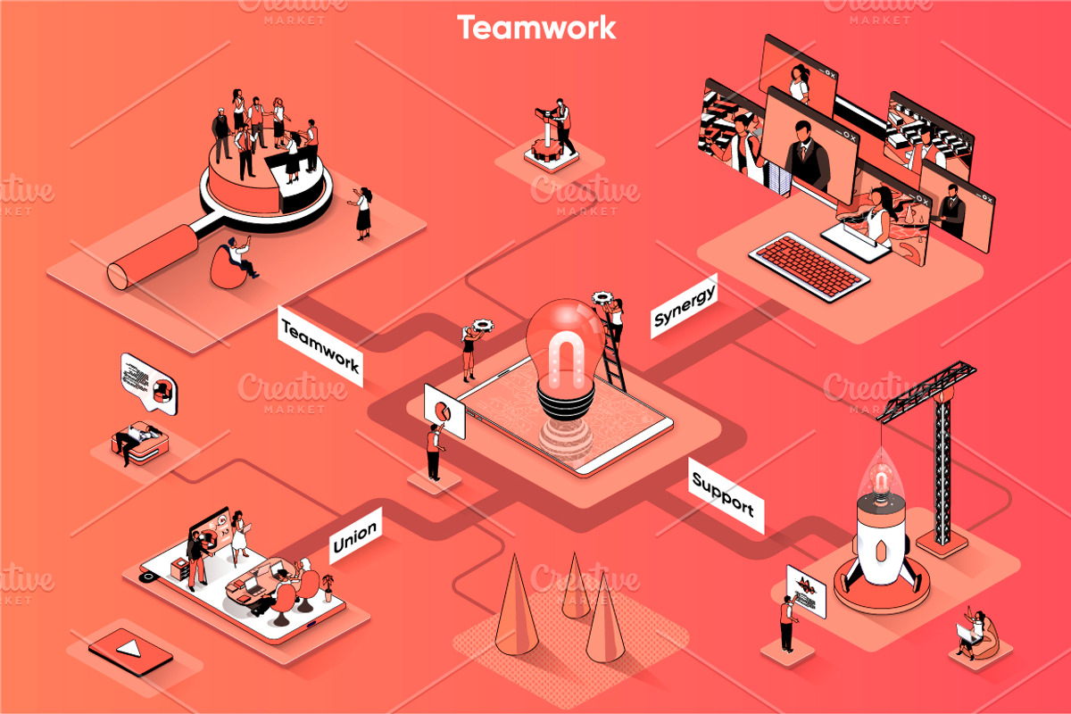Isometric 3D Vector Illustrations, a Templates & Theme by alexdndz (Photo 28 of 32)