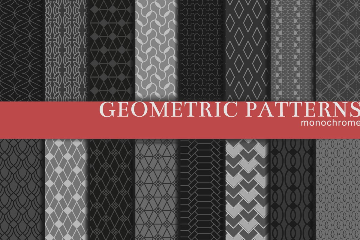 Geometric Patterns - Set 2, a Pattern Graphic by Solana (Photo 1 of 4)