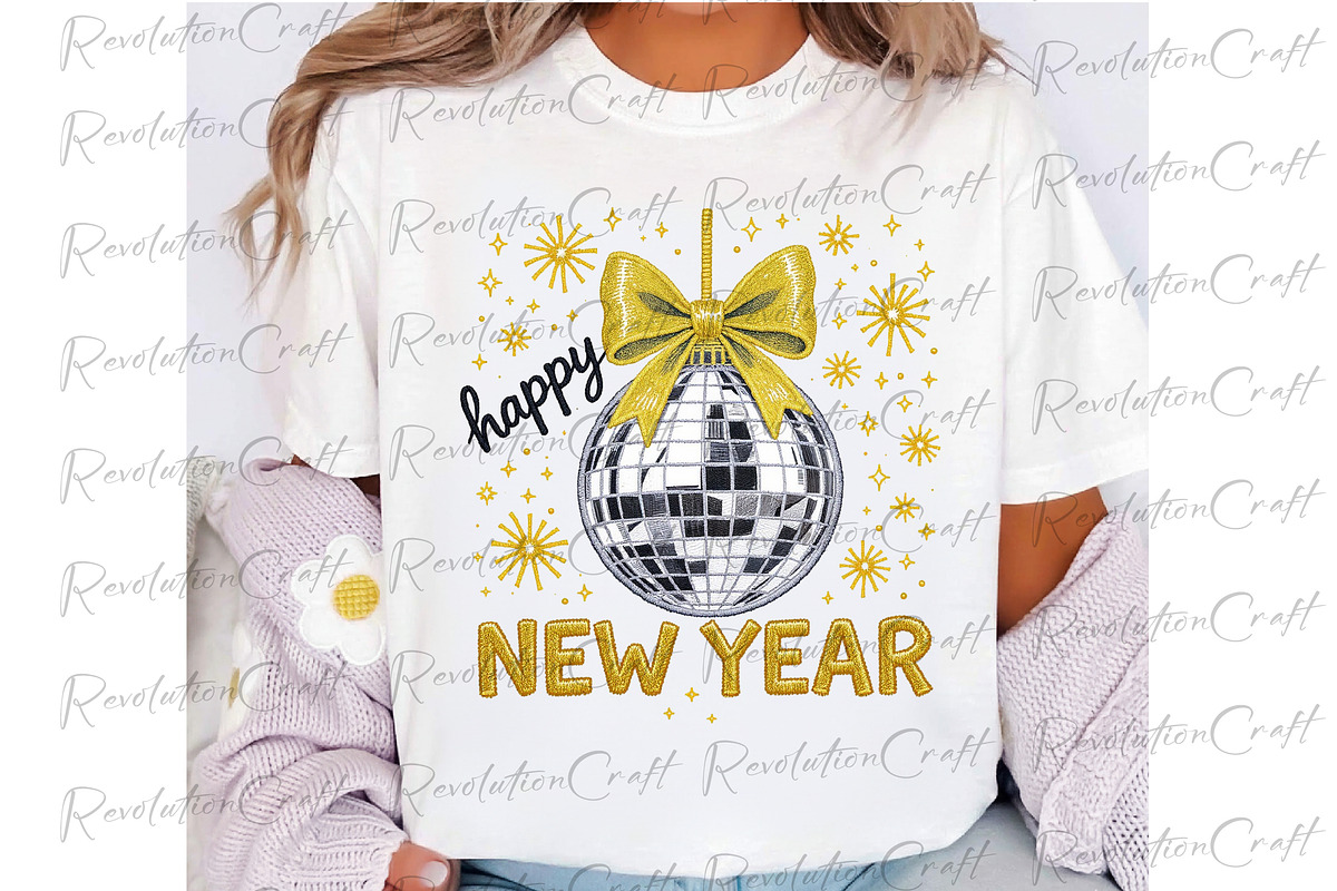 Yarn Crochet Happy New Year PNG, an Illustration by OK Design (Photo 3 of 4)