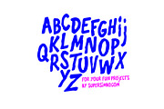 Still Weird | Hand Drawn Letters, a Handwritten Font by Supersimbo © (Thumbnail 4 of 8)