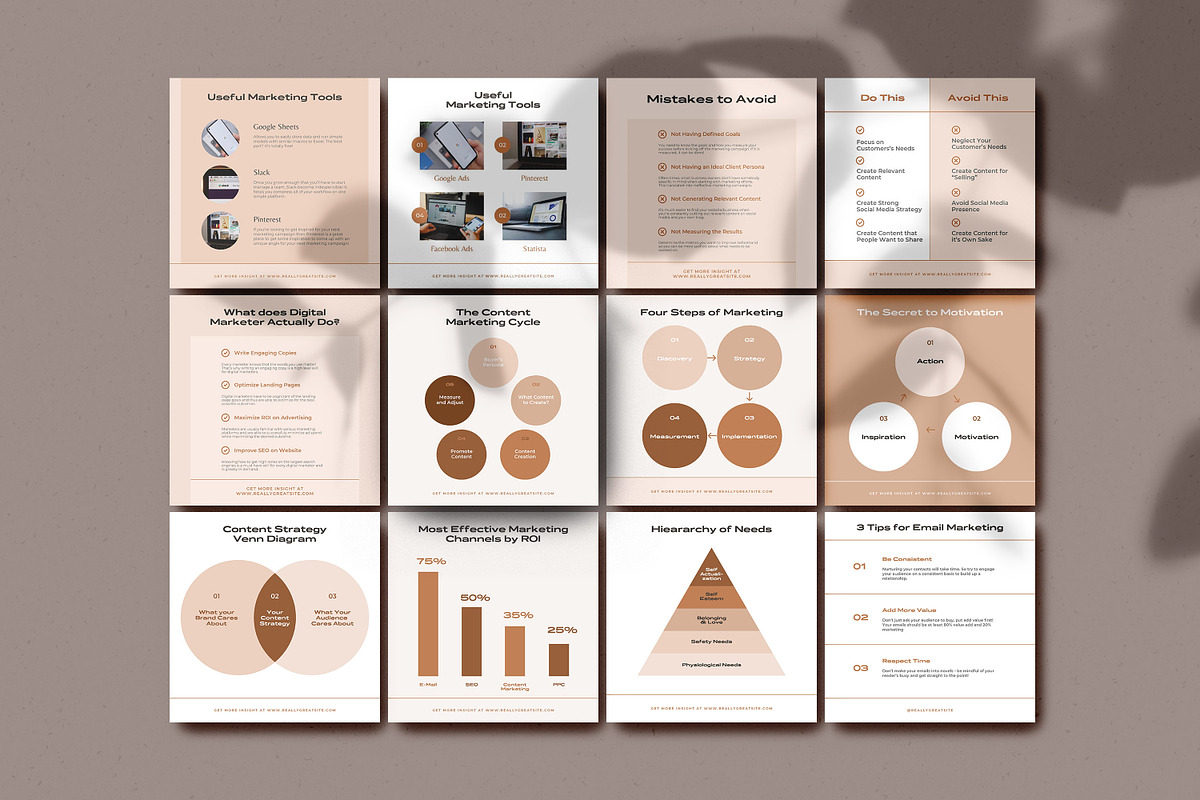 Marketing Pro Instagram Templates, a Social Media Template by AndrewPixel (Photo 13 of 15)