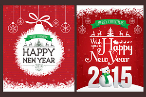Red Christmas Posters & Backgrounds
