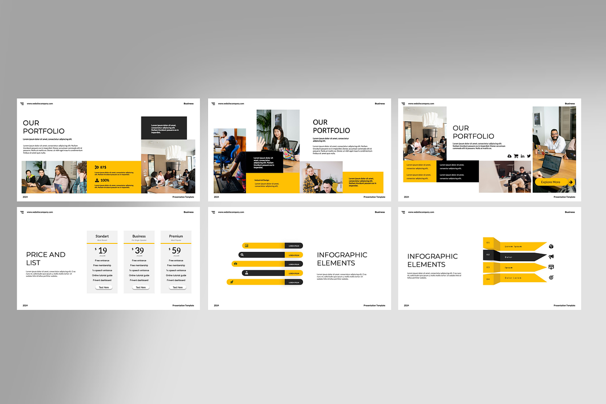 Business Presentation Template preview 8