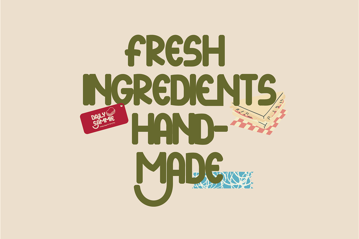 Ursula - Playful Handwritten Font, a Handwritten Font by Berdansabersama (Photo 4 of 9)